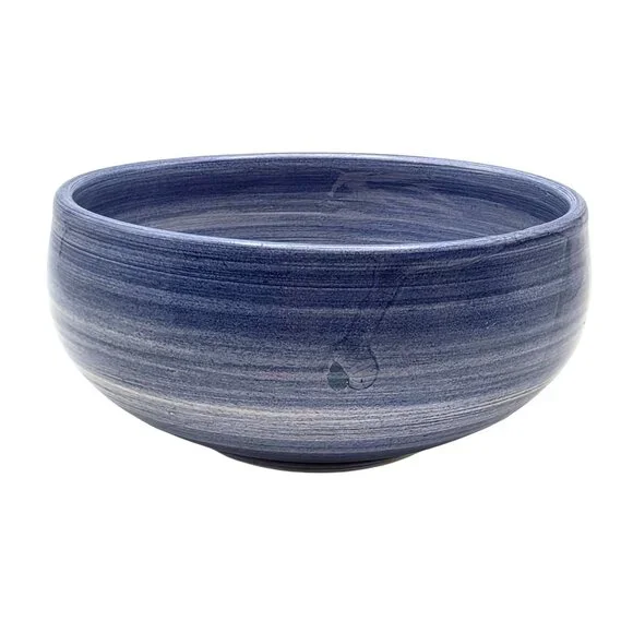 Blue Floral Ceramic Bowl - Picture 4 of 7